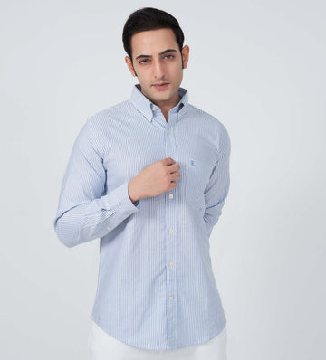 Shirts Woven Shirts Striped Scholar Oxford Shirt