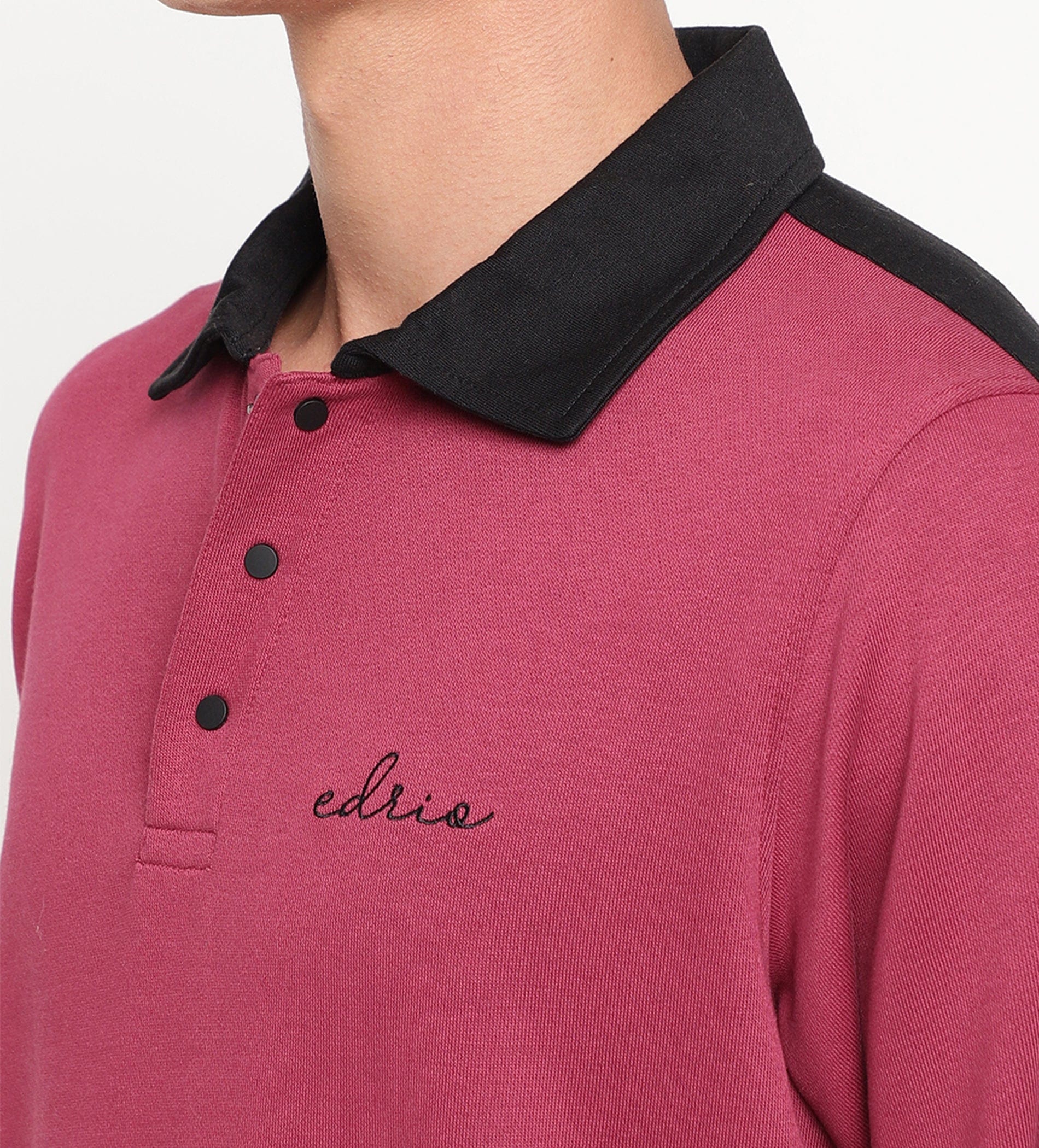 T-shirts Polo T-Shirt Pink Striped Polo for Men