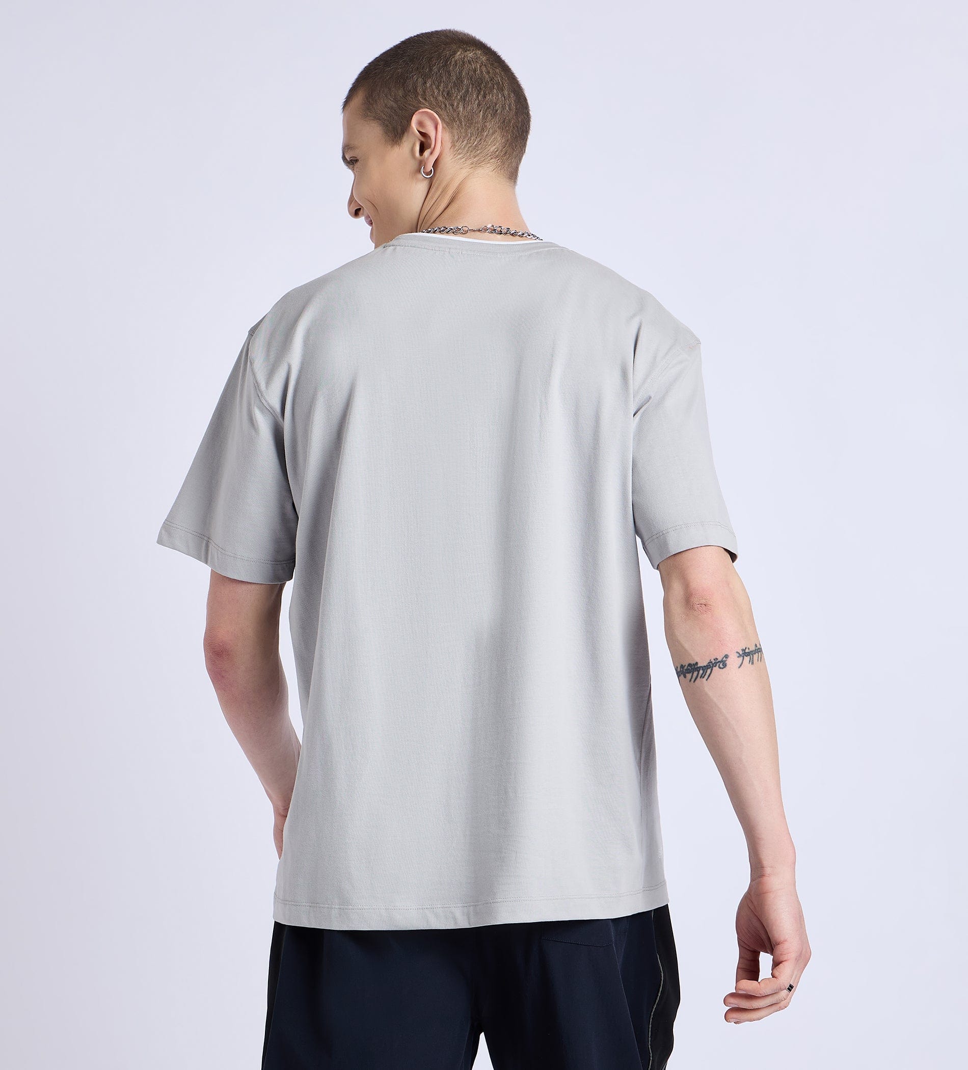 T-shirts T-Shirt Grey Contemporary T shirt For Men
