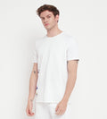 White Jazzy T-shirt for Men - EDRIO