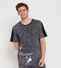 Splash Print Regular Fit T-Shirt for Men - EDRIO