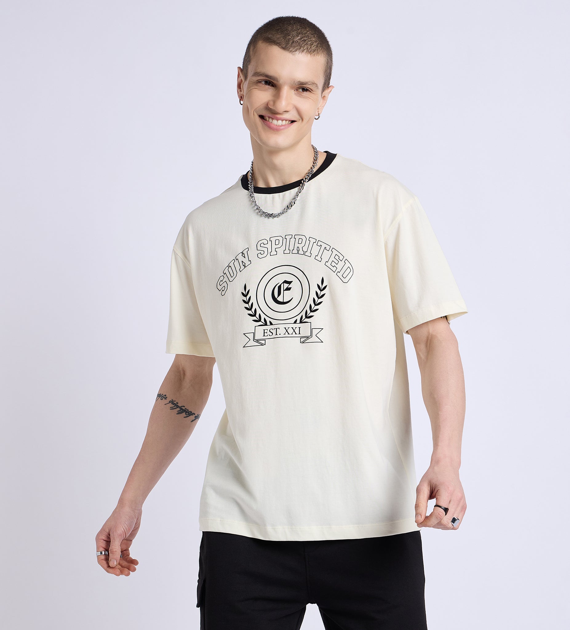 Off-white Bold Emblem T-shirt For Men