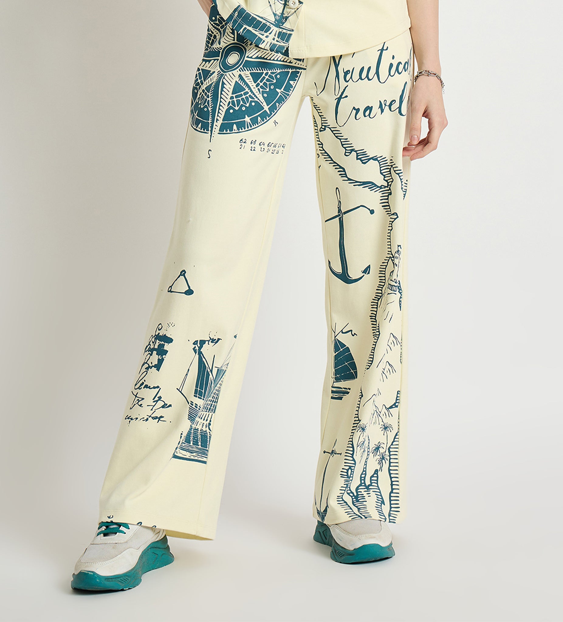 Nautical Voyage  Extra Wide  Trackpant