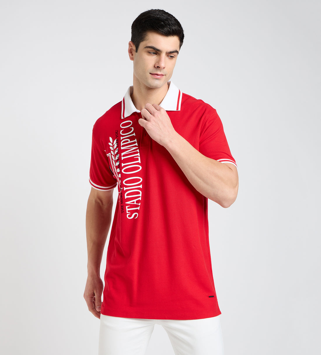 Red 21 Polo T-shirt For Men - EDRIO