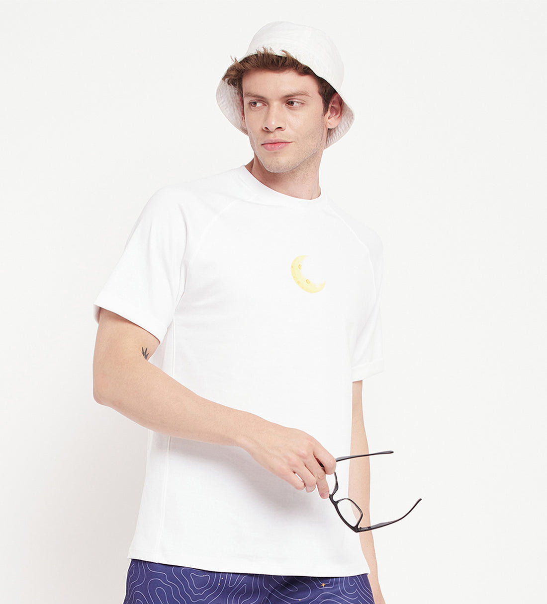 White Astronaut Regular T-shirt for Men - EDRIO