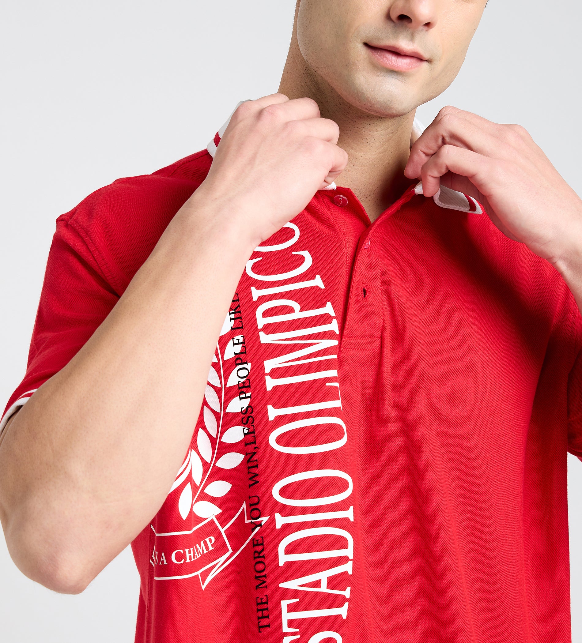 Red 21 Polo T-shirt For Men - EDRIO