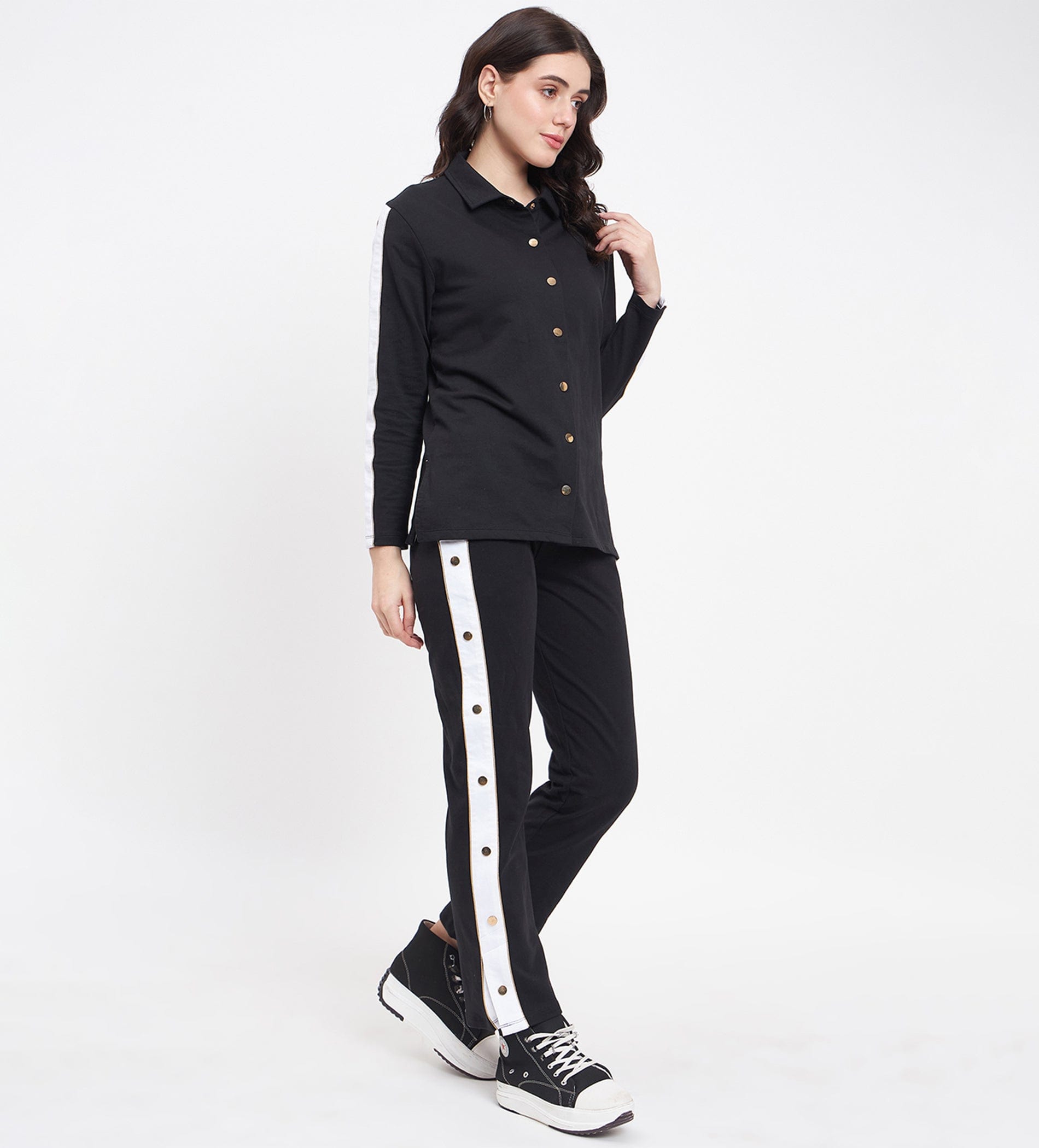 Co-ords Co-Ords Black and white Co-ord Set for Women
