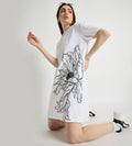 Dresses Printed Dress Easy Going Flock Print Tshirt Dress