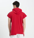 Edrio India T-Shirt Men Red Sleeveless Hoodie