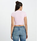 Edrio India Top Women Pink Must Have Crop Top