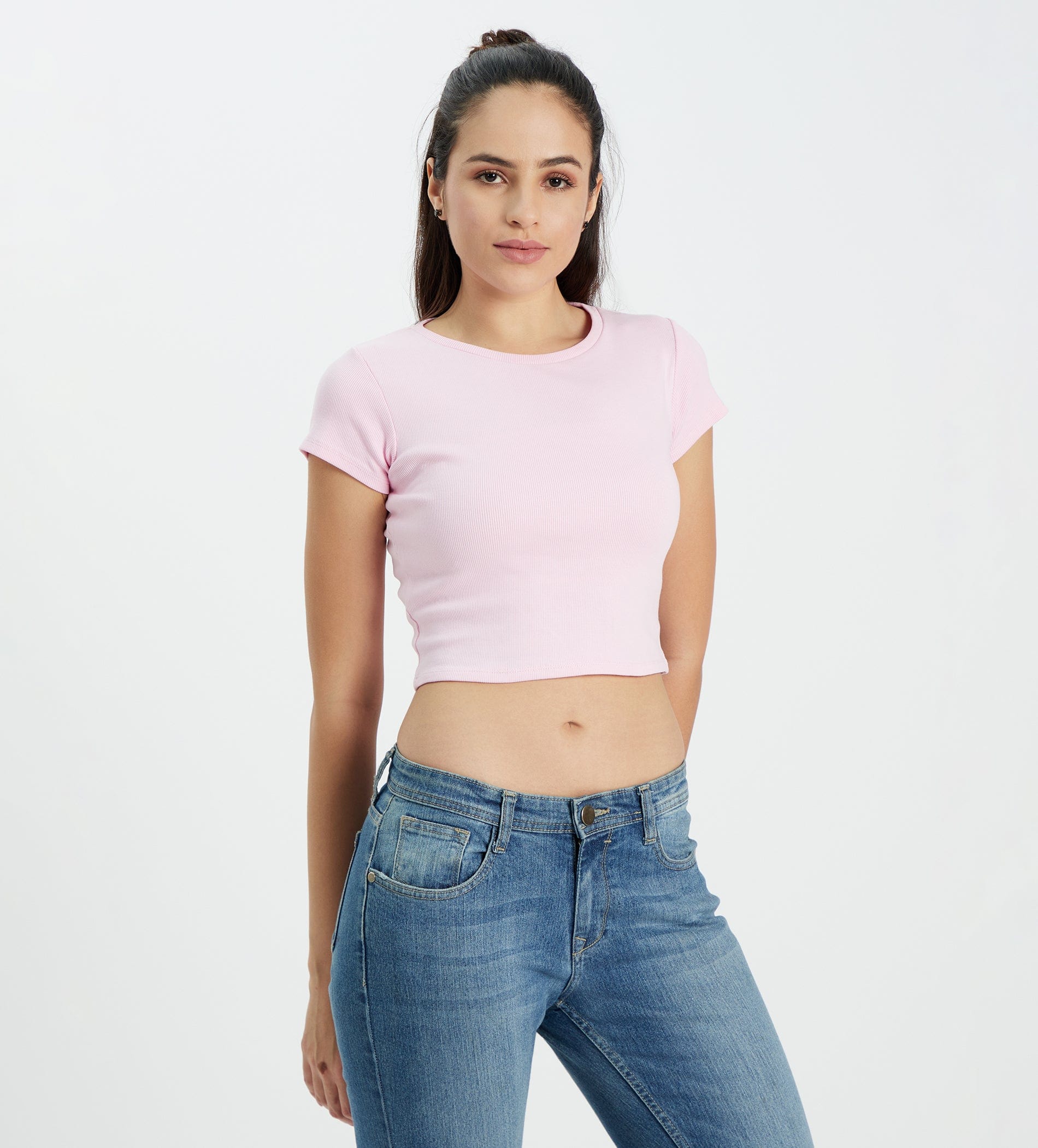 Edrio India Top Women Pink Must Have Crop Top