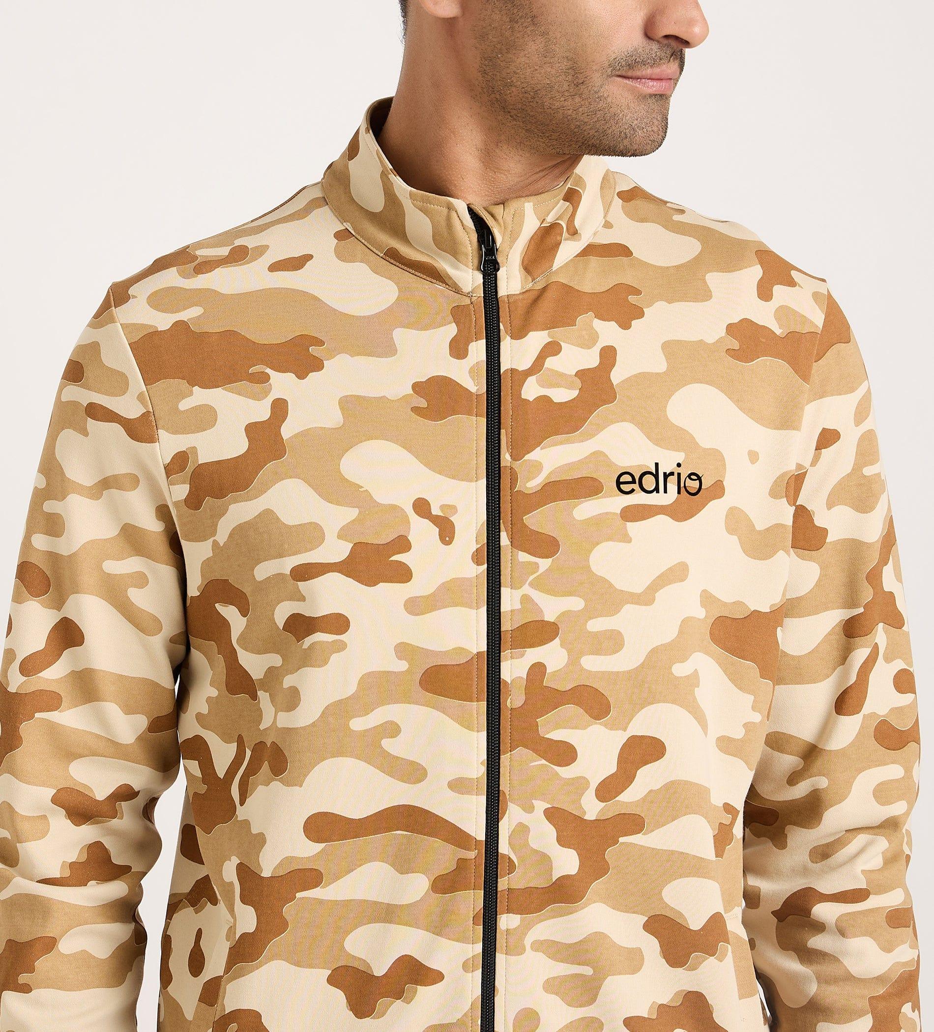 Beige Camo Edition Jacket For Men