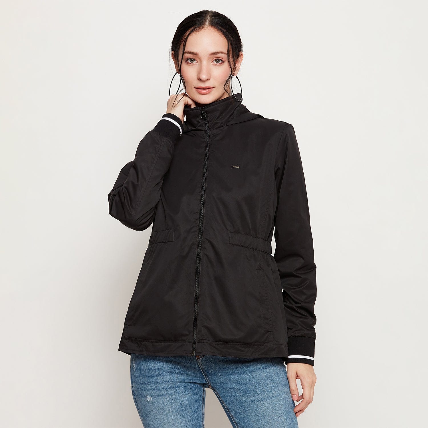 Jackets Jacket Black Double Layer Jacket for Women