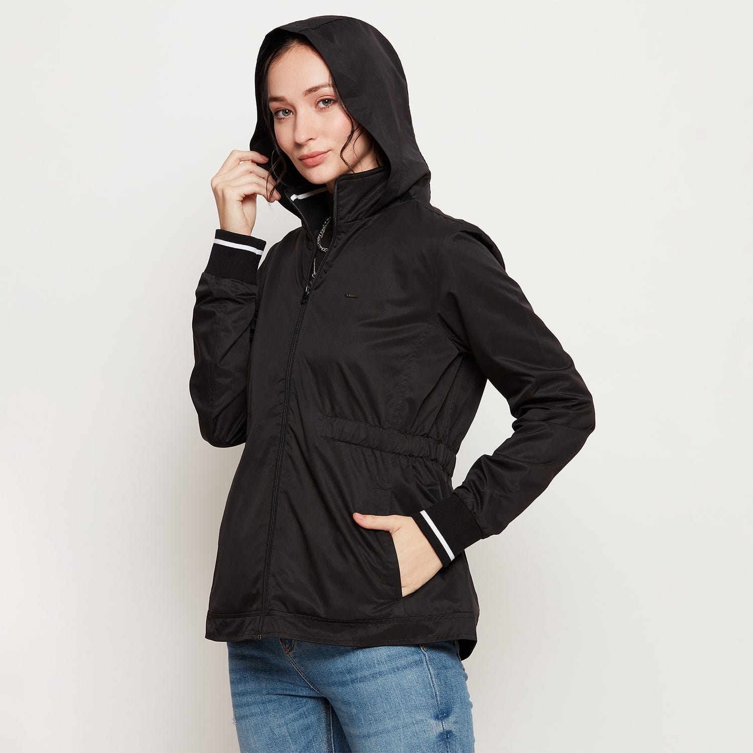 Jackets Jacket Black Double Layer Jacket for Women