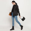 Jackets Jacket Black Double Layer Jacket for Women