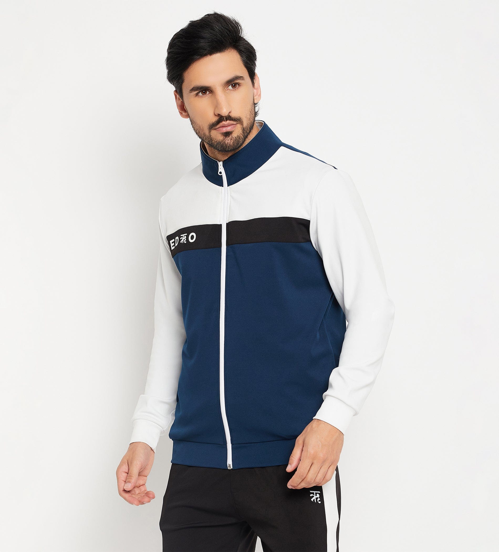 Jackets Jacket Color Block Zipper Jacket for Men