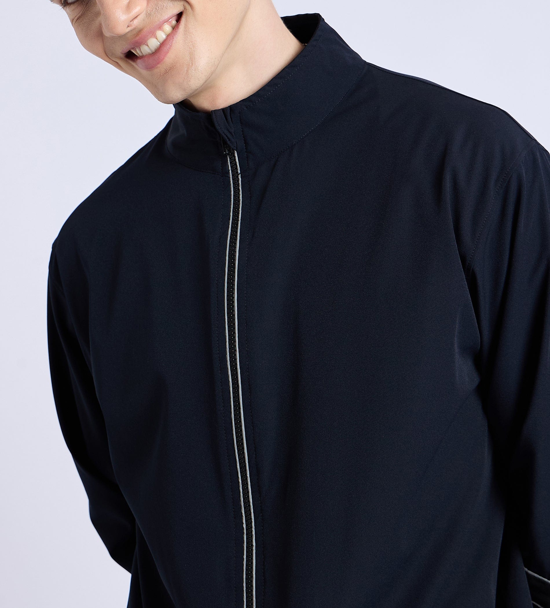 Jackets Jacket Reflector Flair Navy Jacket For Men