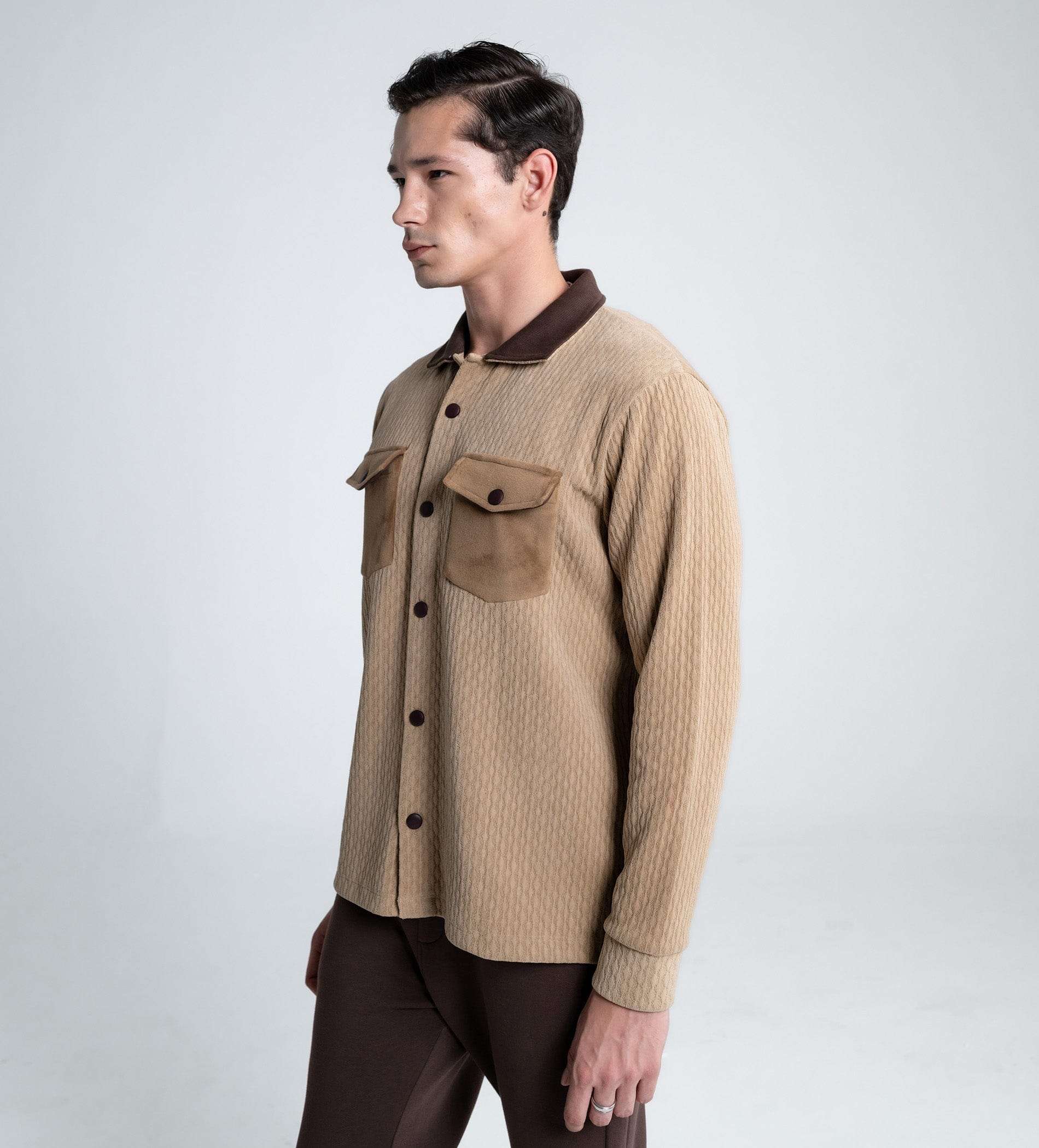 Jackets Shacket Winter Warmth beige Shacket