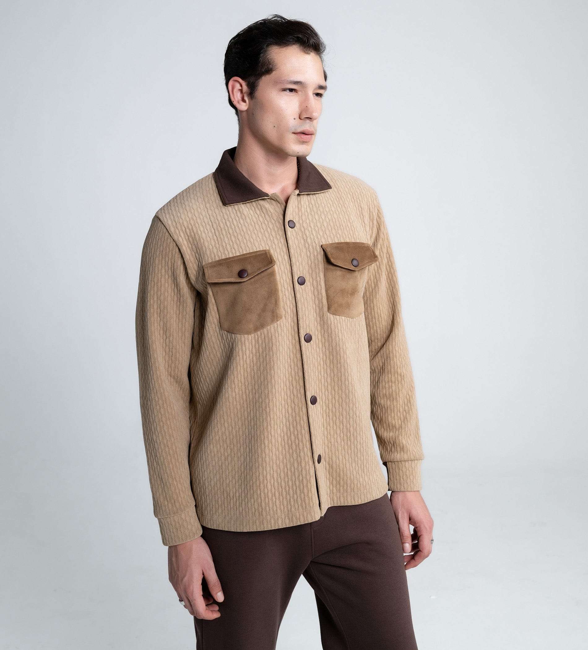 Jackets Shacket Winter Warmth beige Shacket