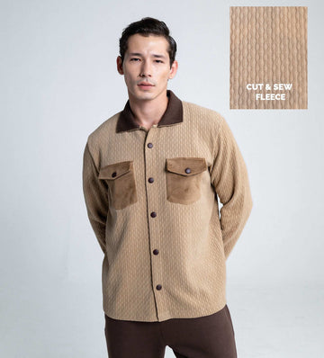 Jackets Shacket Winter Warmth beige Shacket