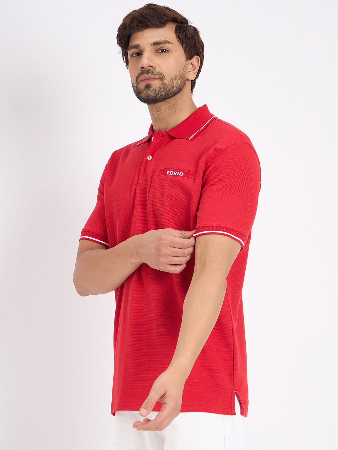 Polos Polo T-Shirt Comfort Waffle Polo T-Shirt