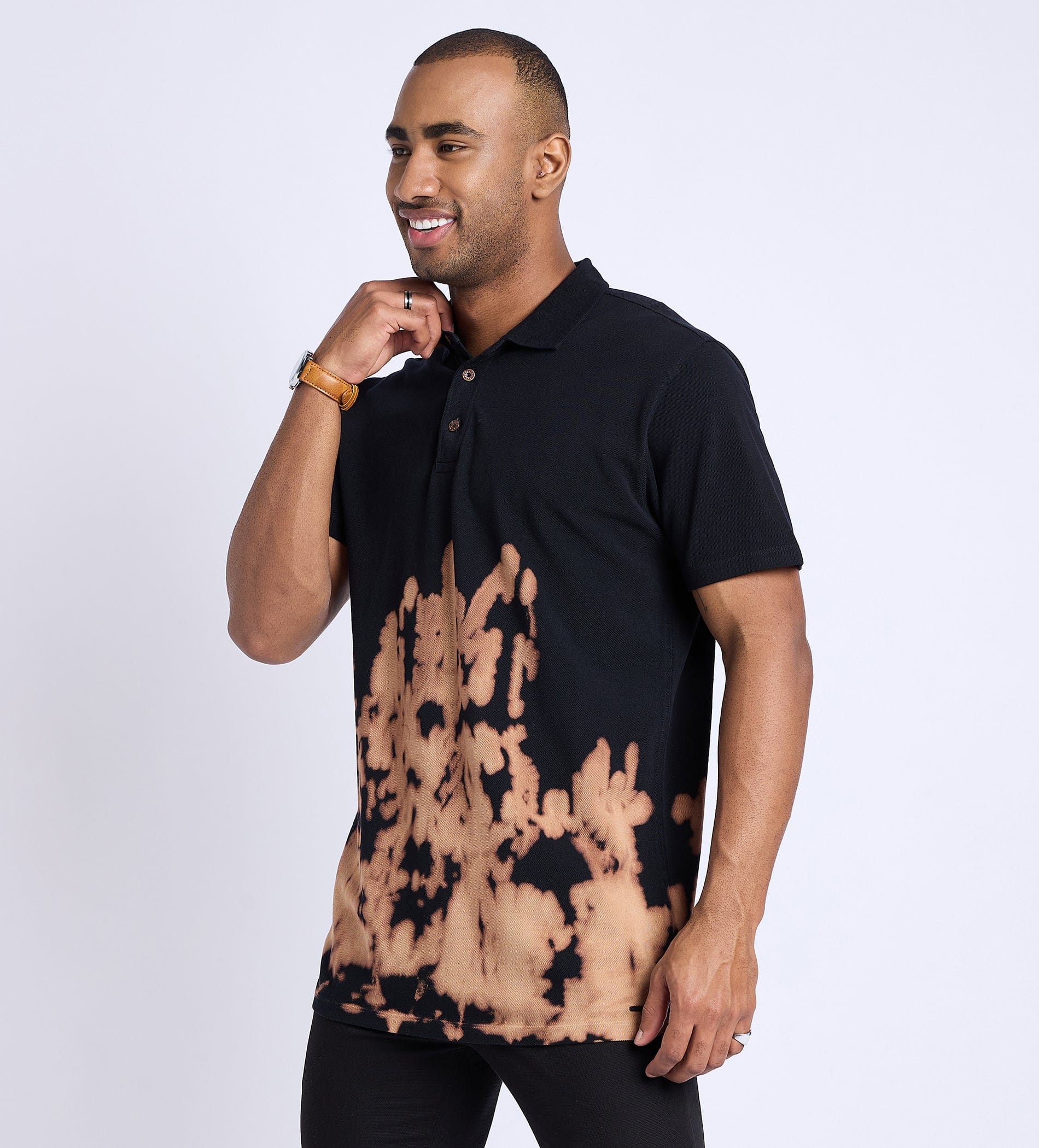 Polos Polo T-Shirt Copper Essence Bleach Polo T-Shirt