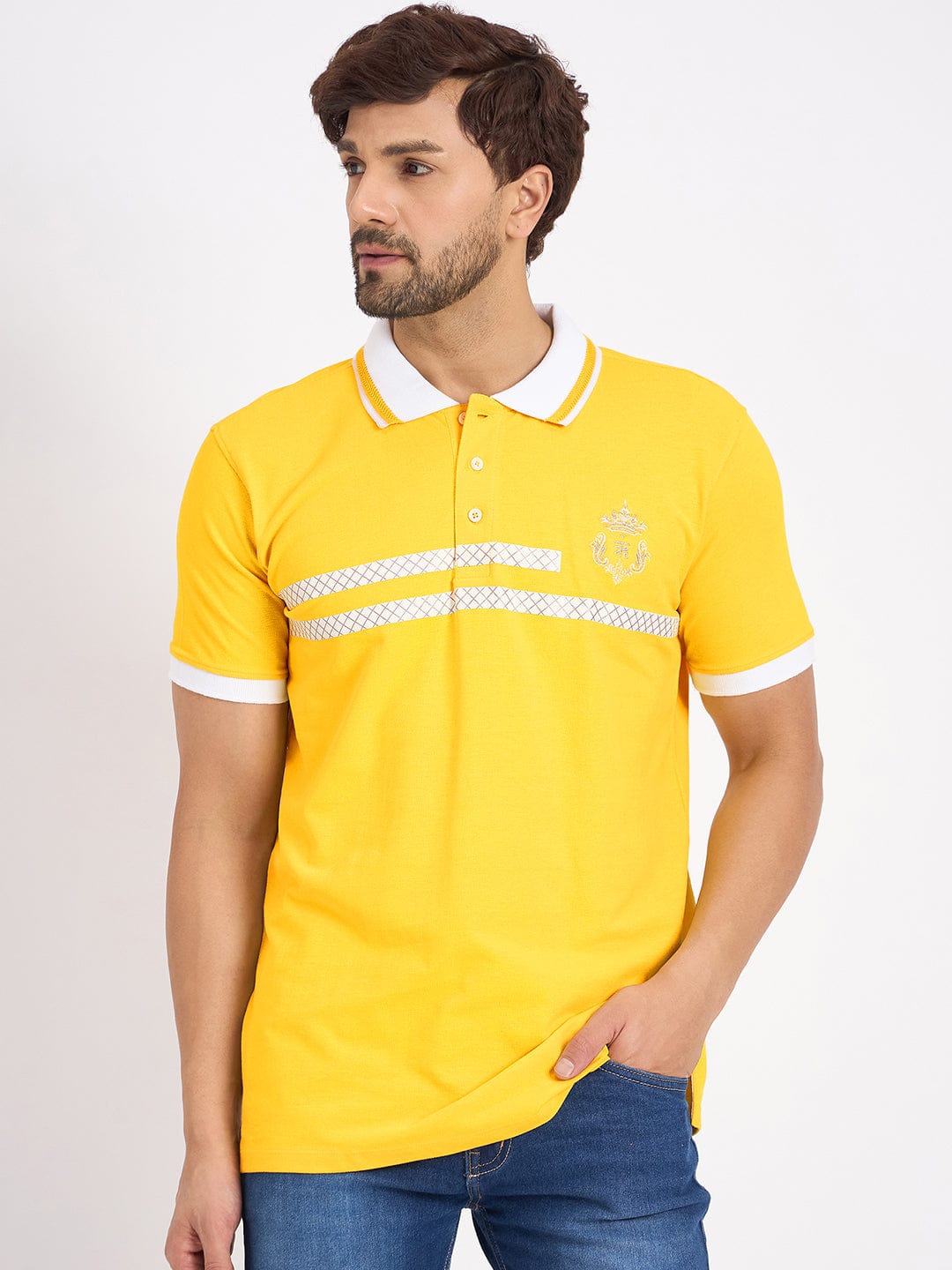 Polos Polo T-Shirt Embroidered Crested Polo T Shirt