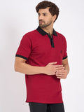 Polos Polo T-Shirt Maroon Polo T-Shirt For Men