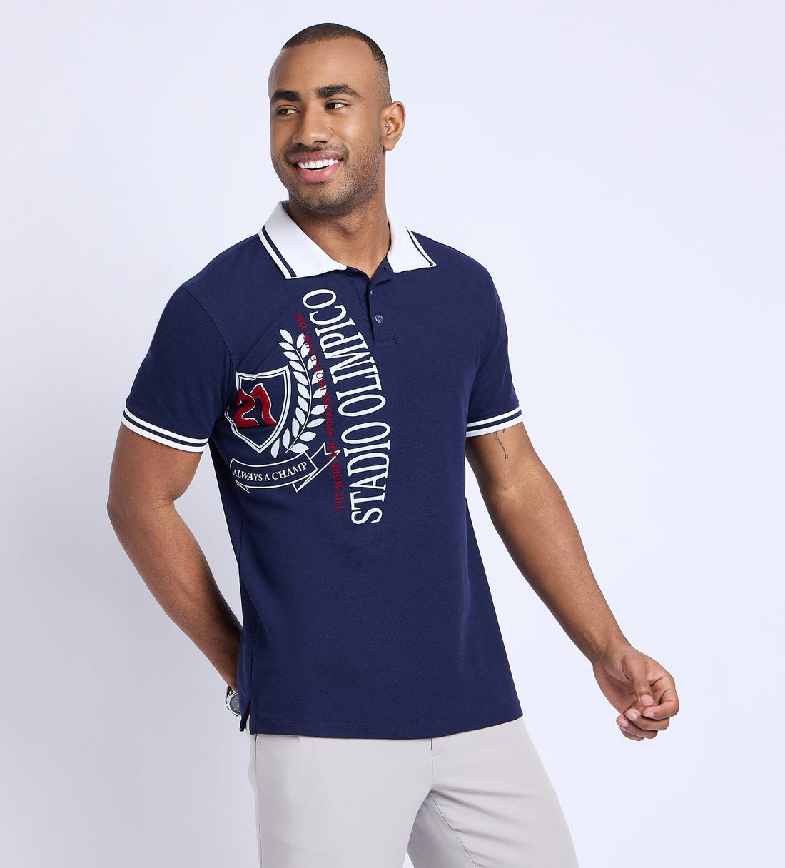 Polos Polo T-Shirt Navy 21 Polo T-shirt For Men