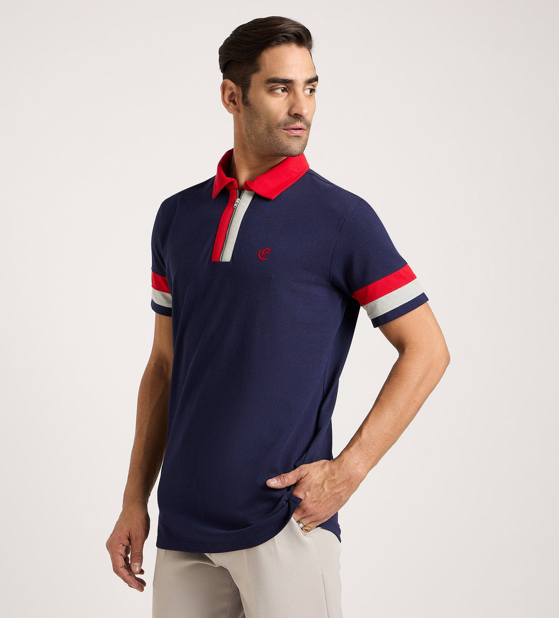 Polos Polo T-Shirt Navy Haven Polo T-shirt For Men