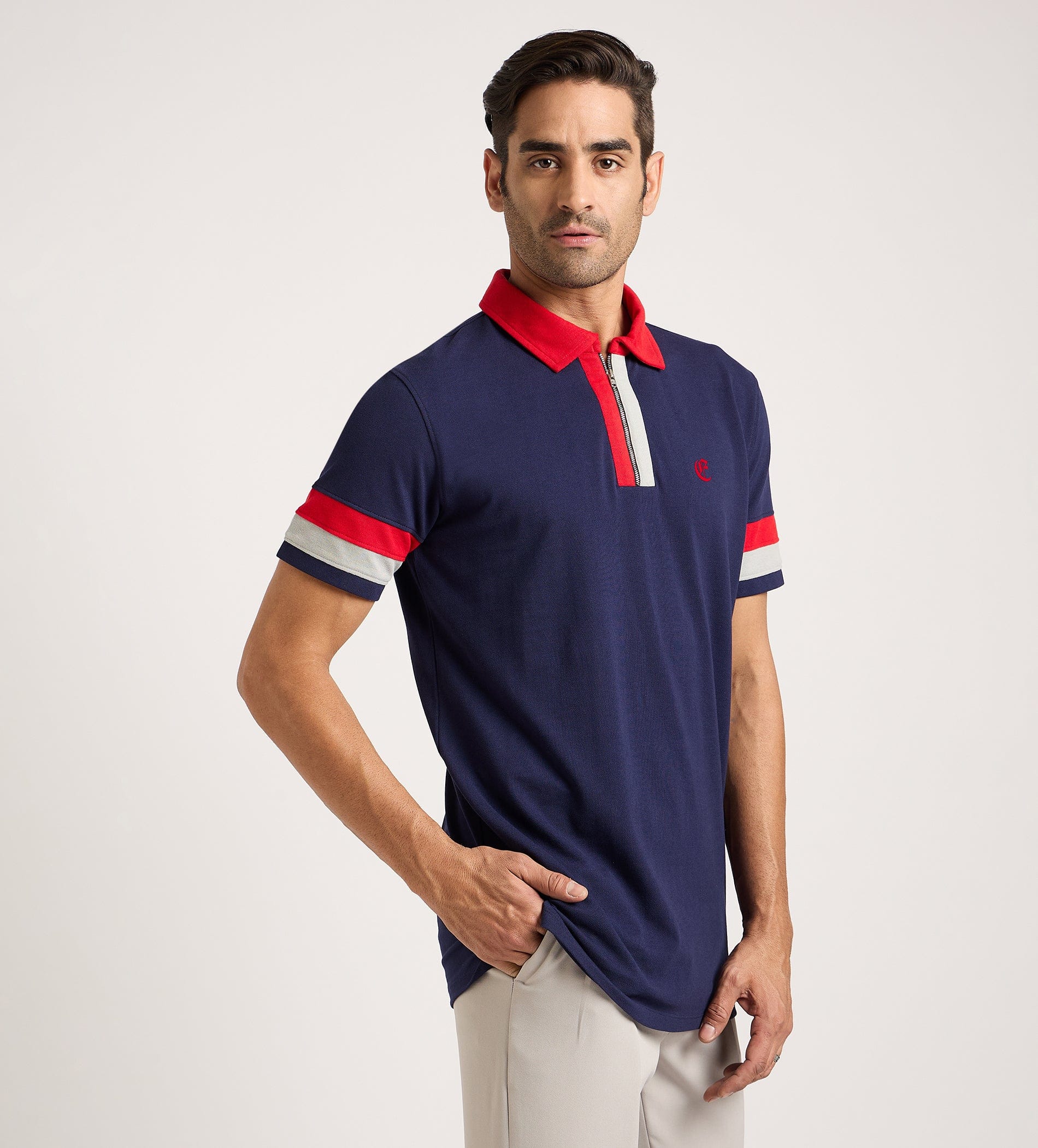 Polos Polo T-Shirt Navy Haven Polo T-shirt For Men