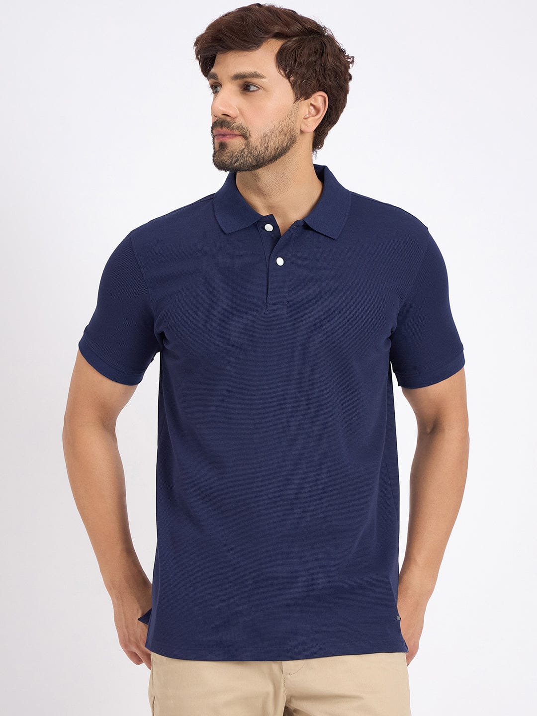 Polos Polo T-Shirt Soft Textured Polo T-shirt