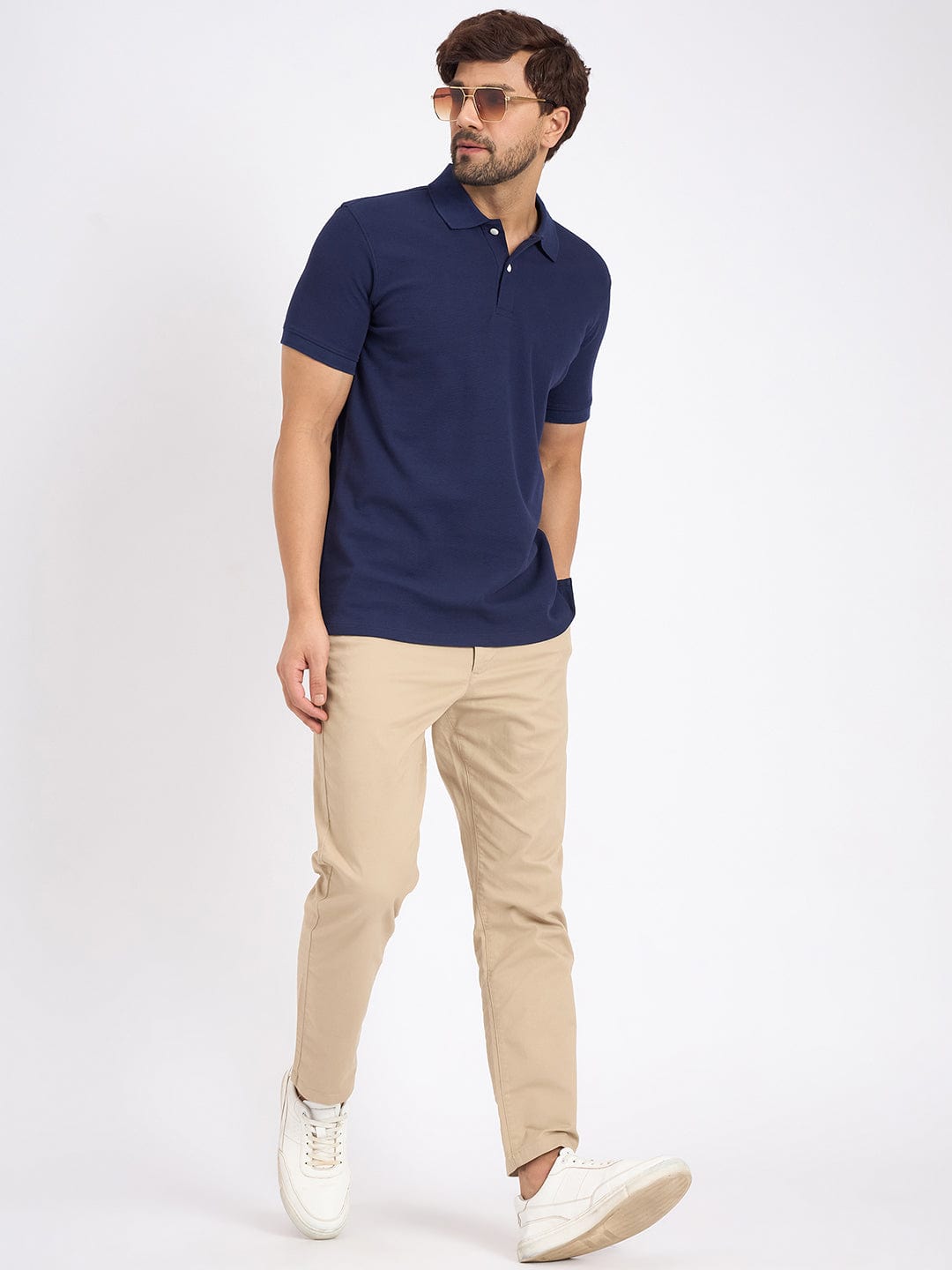 Polos Polo T-Shirt Soft Textured Polo T-shirt