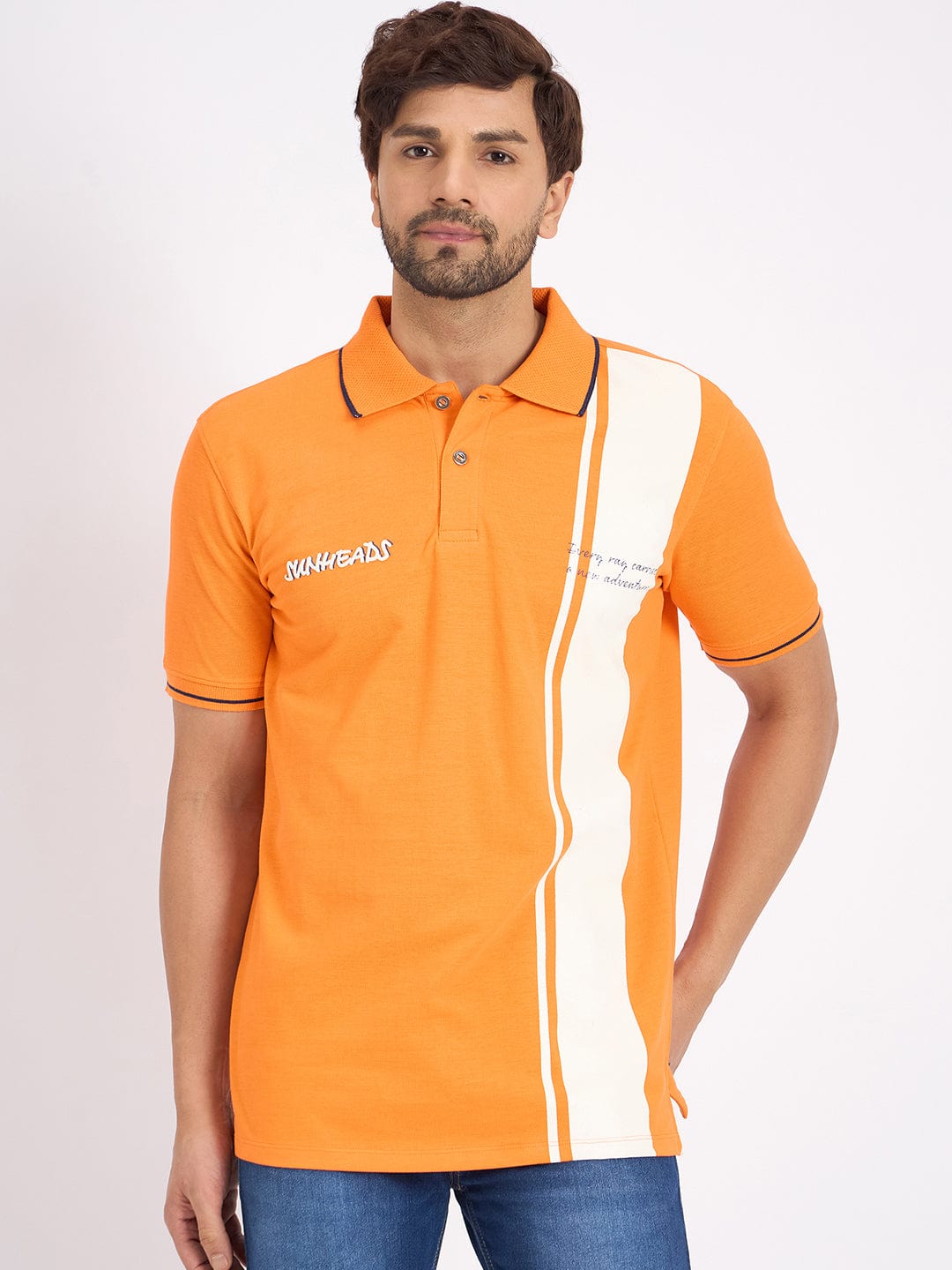 Polos Polo T-Shirt Sunlit Stripe Polo T-Shirt