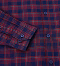 Shirts Woven Shirts Indigo Check Statement