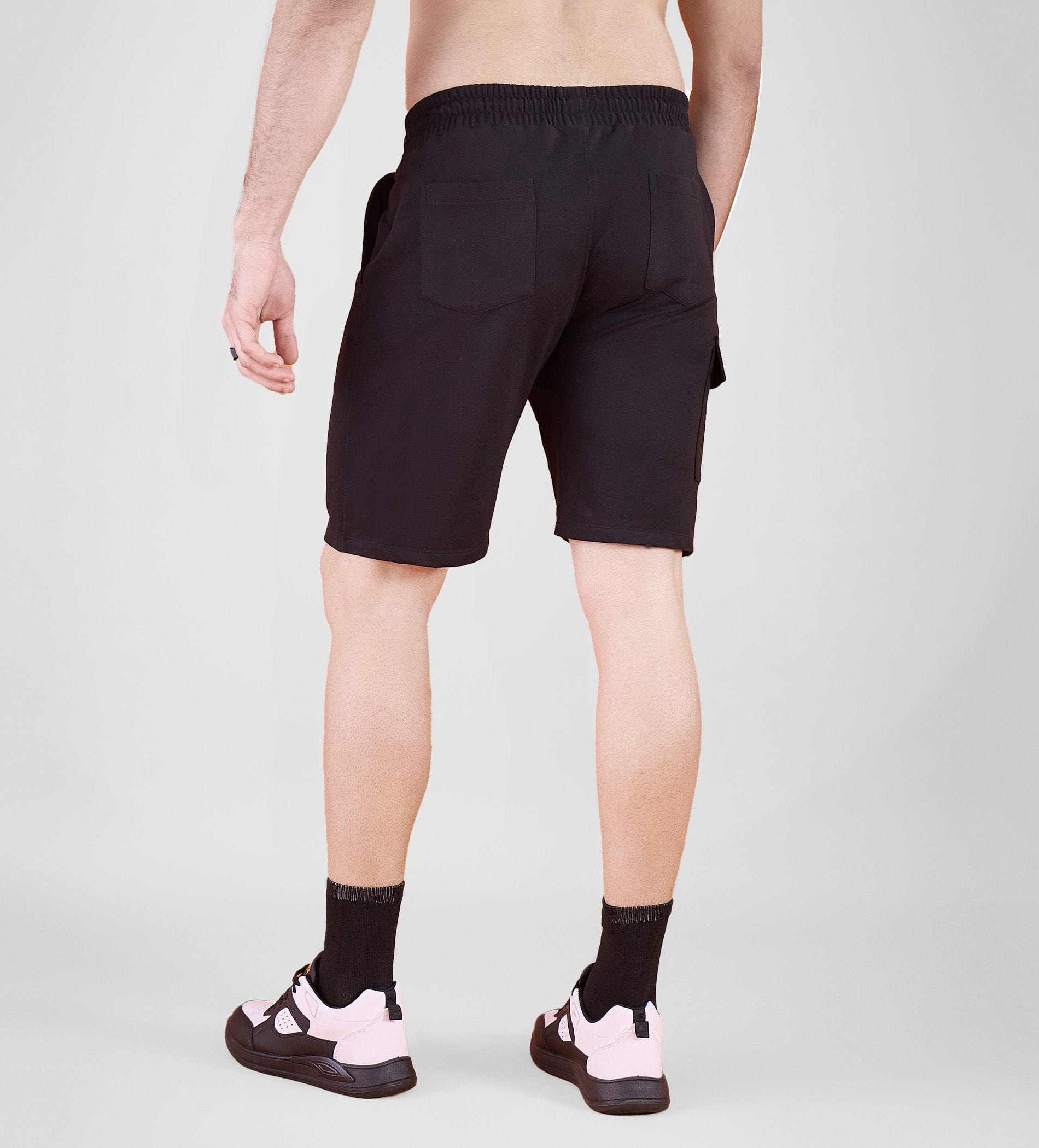 Shorts Shorts Black Bold Emblem Shorts For Men