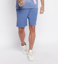 Shorts Shorts Blue Scribble Shorts for Men