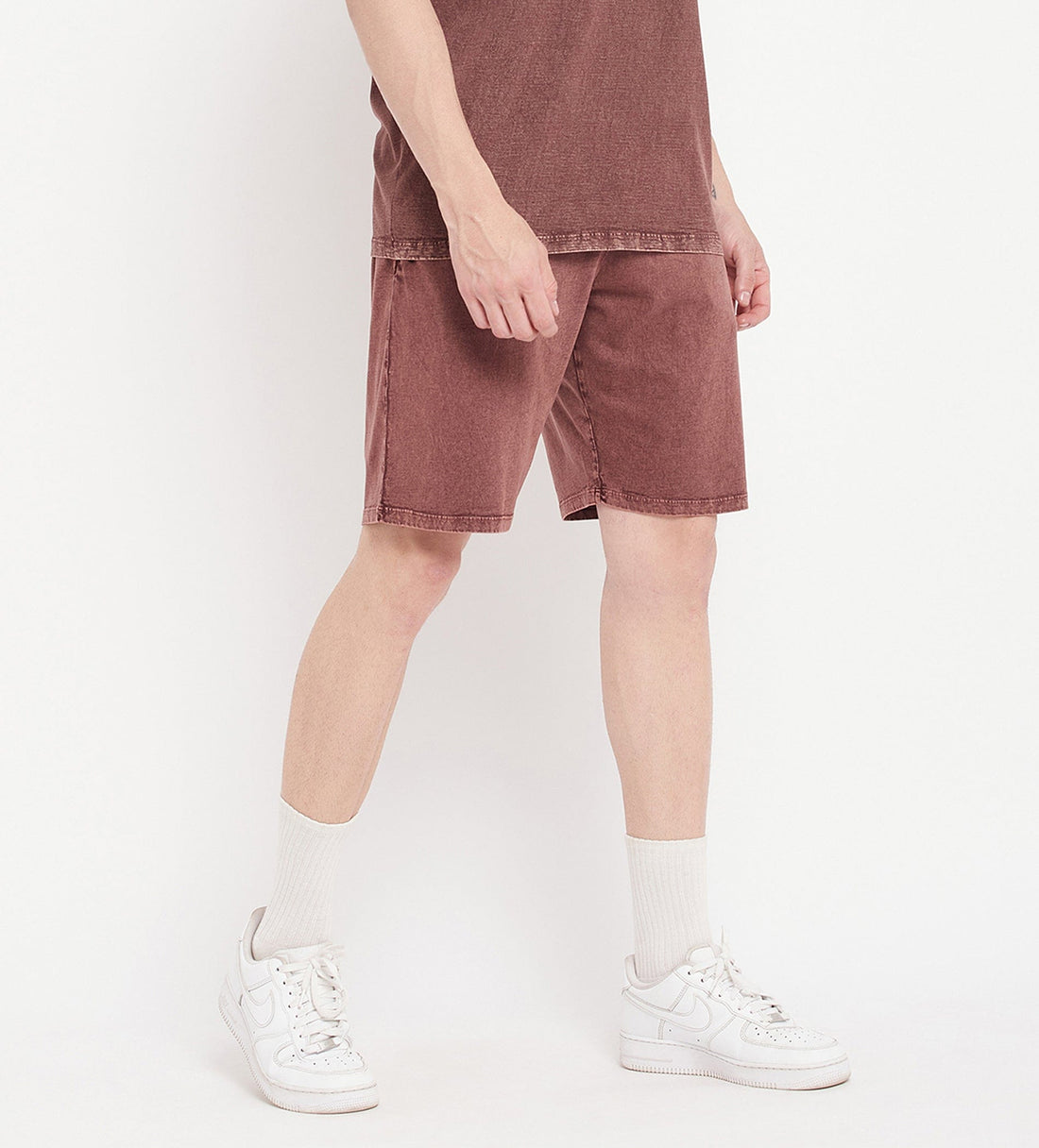 Shorts Shorts Brown Tie & Dye Rugged Shorts for Men