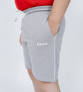 Shorts Shorts Grey Kids Shorts with White Piping