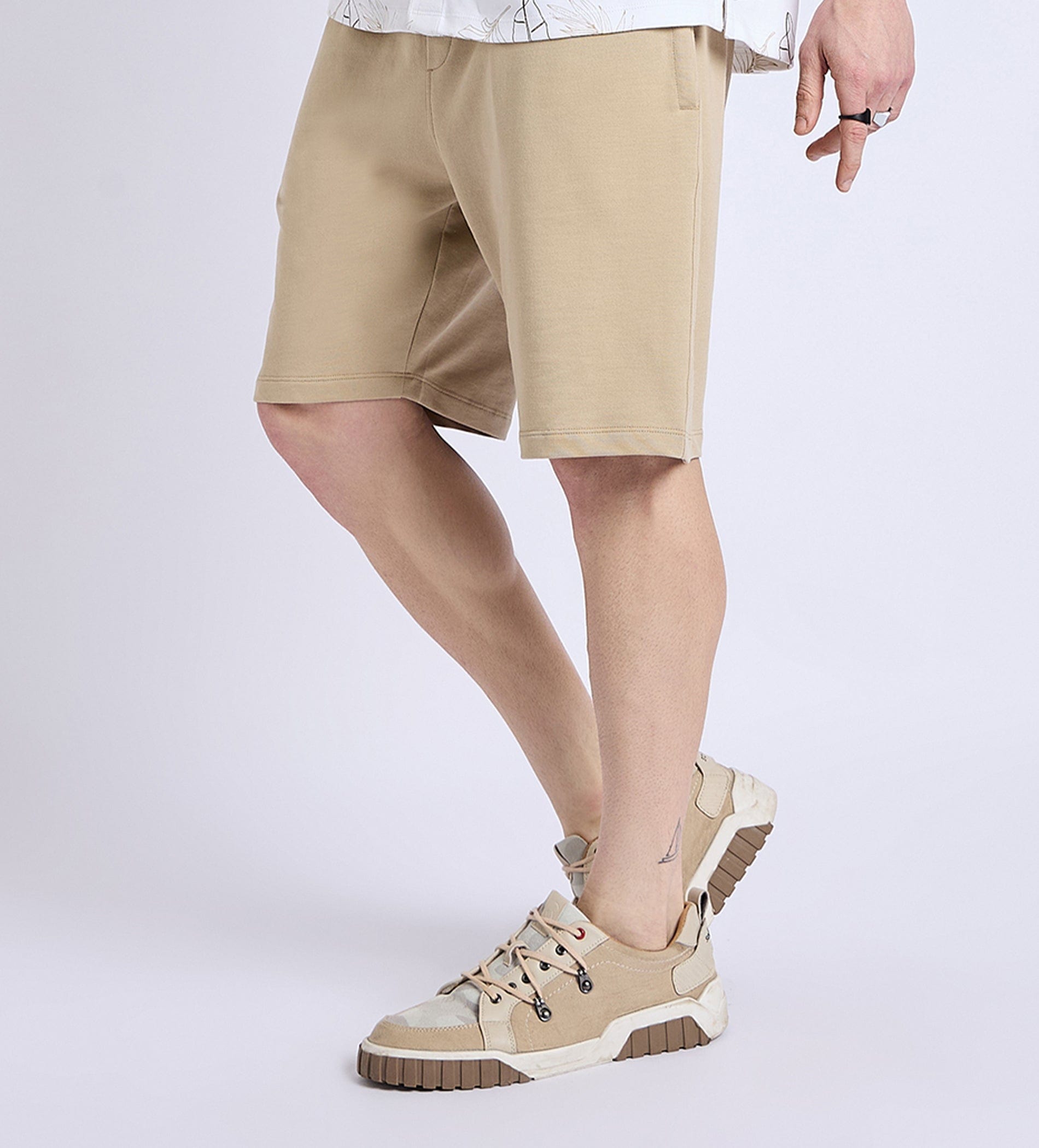 shorts shorts Khaki Foliage Fantasy Shorts For Men