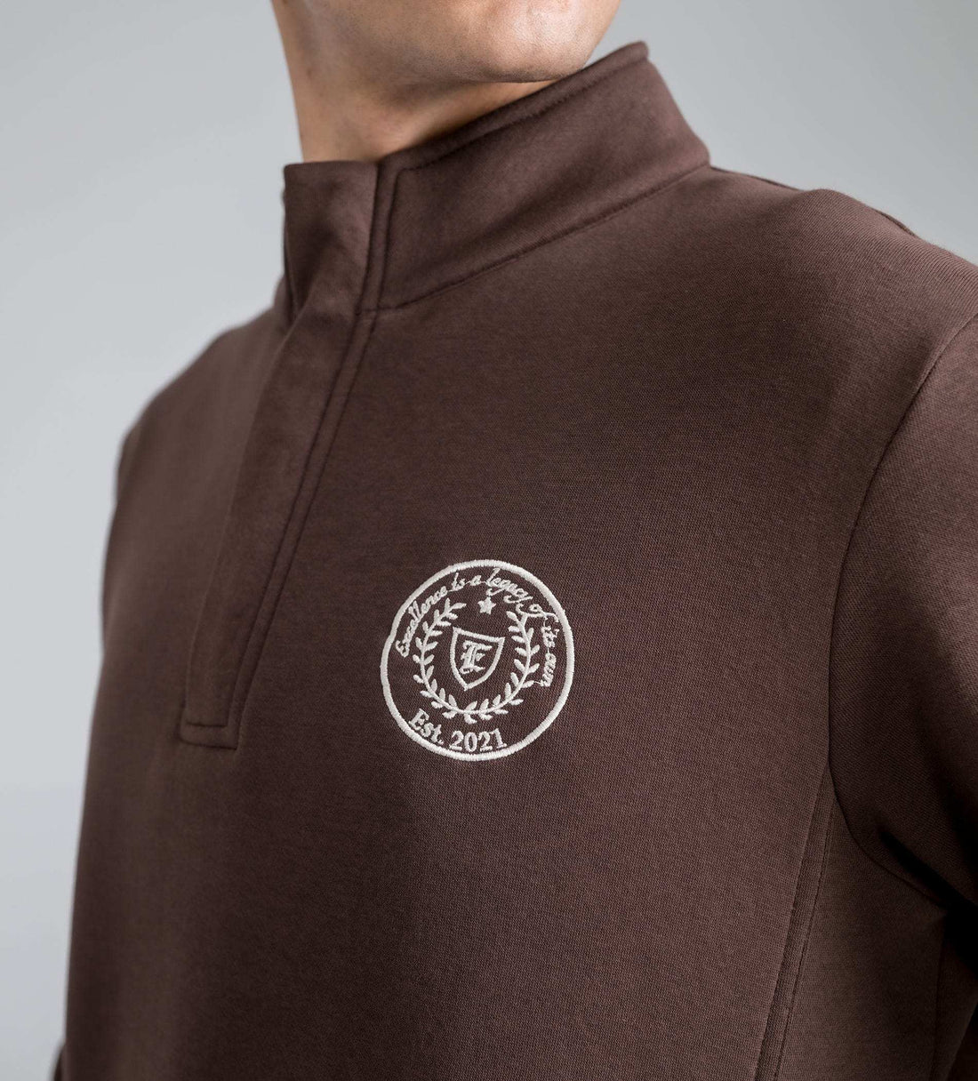 Sweatshirts Hoodies & Sweatshirts Cocoa Comfort half Zip sweatshirt