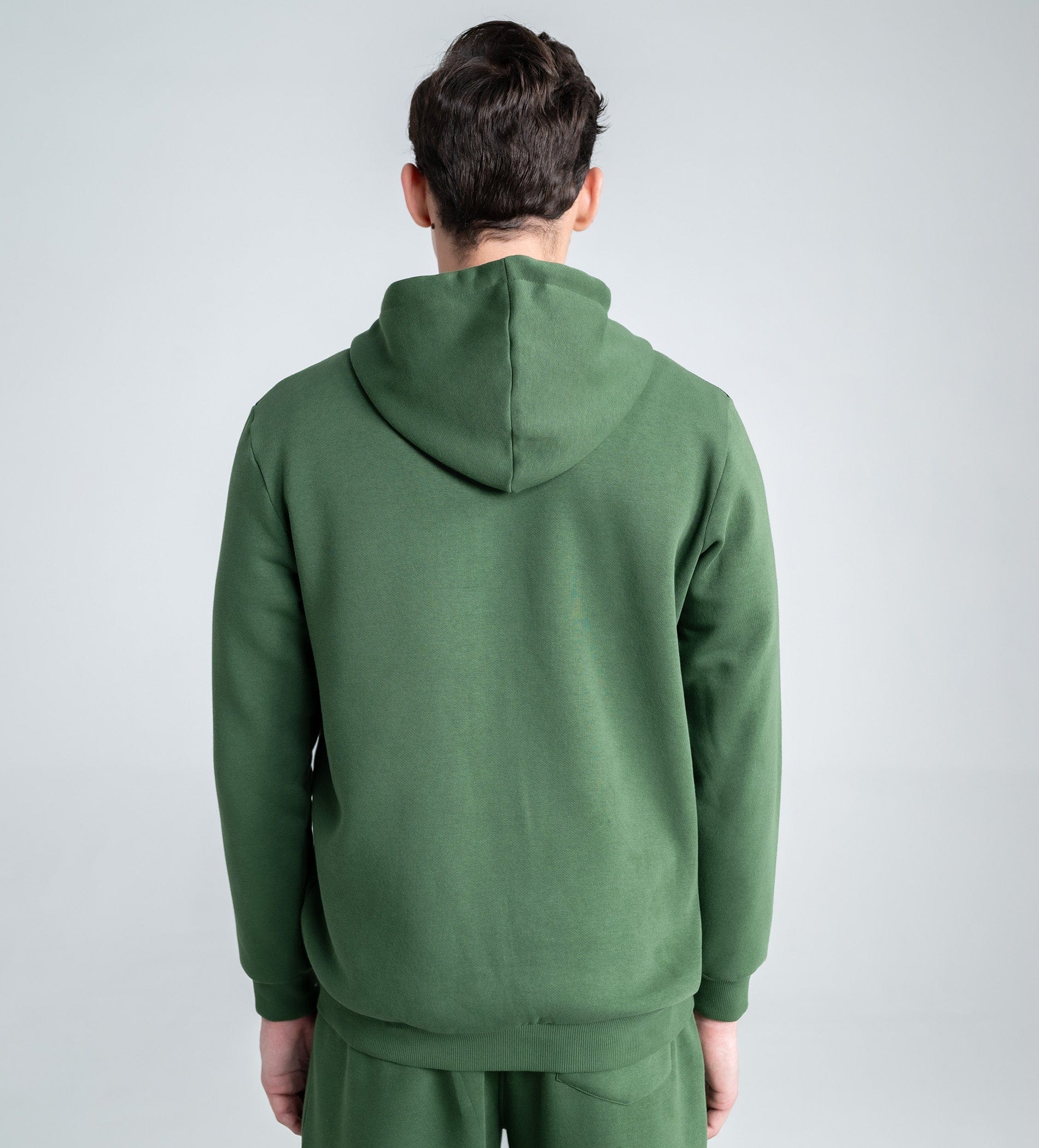 Sweatshirts Hoodies & Sweatshirts Olive Horizon front zipper sweatshirt