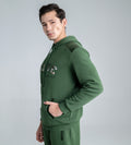 Sweatshirts Hoodies & Sweatshirts Olive Horizon front zipper sweatshirt