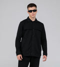 Sweatshirts Shacket Classic Black Shacket For Men