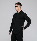 Sweatshirts Shacket Classic Black Shacket For Men