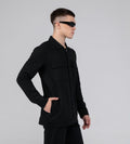 Sweatshirts Shacket Classic Black Shacket For Men