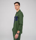 Sweatshirts Shacket versatile olive shacket for men