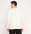 Sweatshirts Solid Sweatshirts Offwhite Patch Pocket Sweatshirt for Men