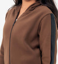 Sweatshirts Zipper Sweatshirt CLASSIC BROWN ZIP UP SWEATSHIRT