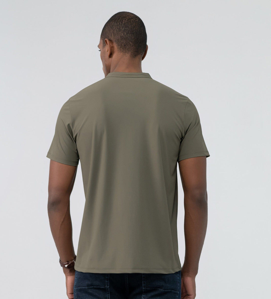 T-Shirts HENLEY T-SHIRT Evergreen Henley T-shirt